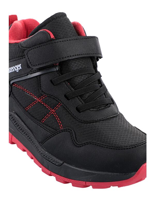 KETI I Unisex Çocuk Siyah / Kırmızı Bot - Görsel 5