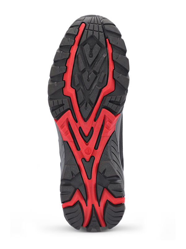 ZHENG Erkek Bot Siyah / Kırmızı - Görsel 8