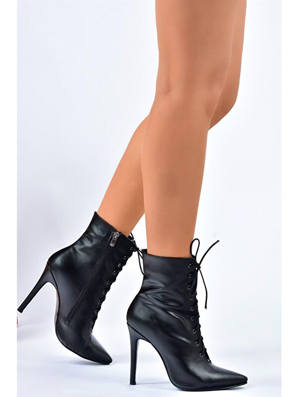 L3724935 Siyah Kadın Bot - Görsel 4