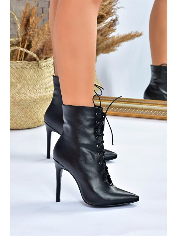 L3724935 Siyah Kadın Bot - Görsel 5