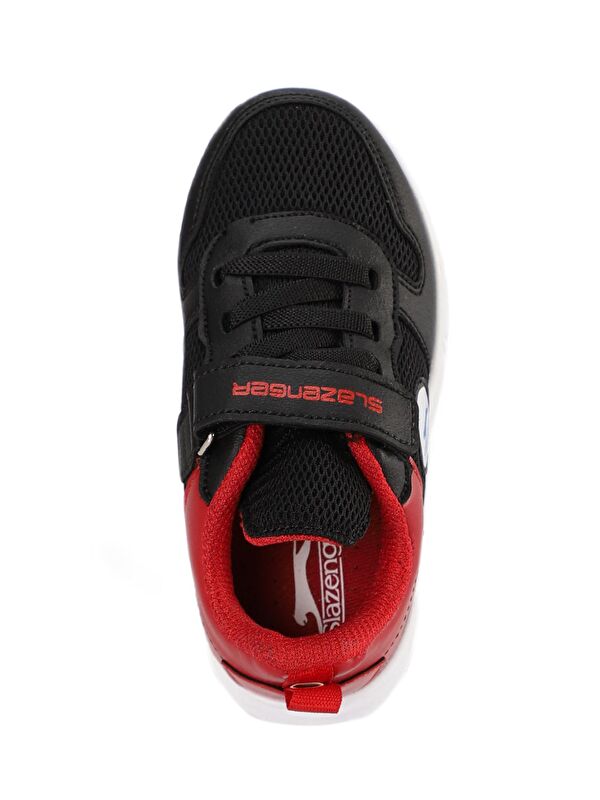 KAVITHA KTN Unisex Çocuk Cırt Cırtlı Siyah / Kırmızı Sneaker - Görsel 6
