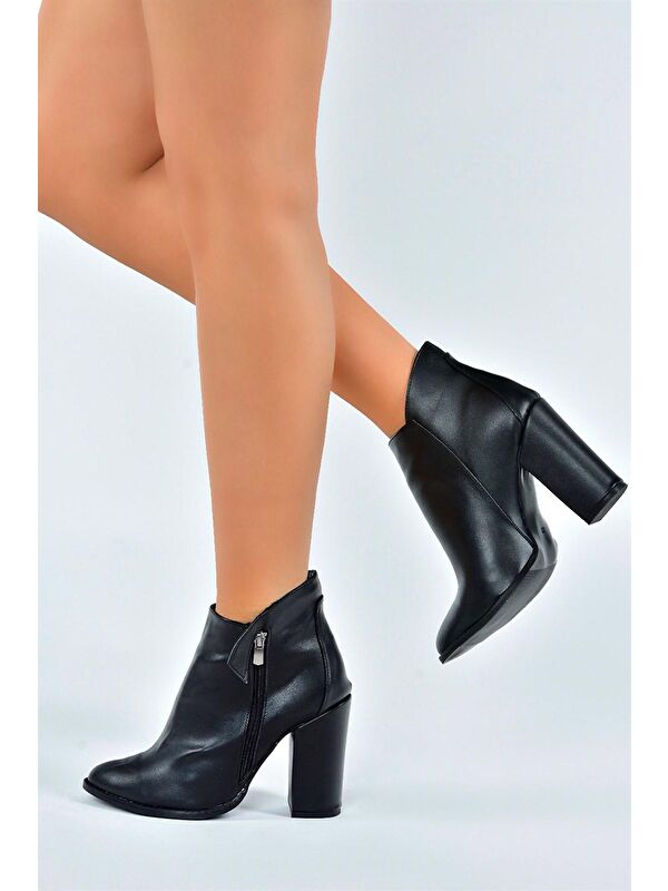 A922640809 Siyah Kadın Bot - Görsel 5