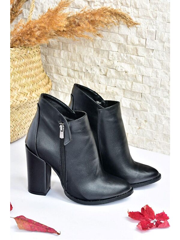 A922640809 Siyah Kadın Bot - Görsel 6