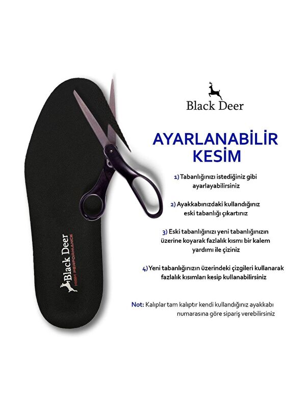 Memory Live Yumuşak Ortopedik Tabanlık Siyah - Görsel 5