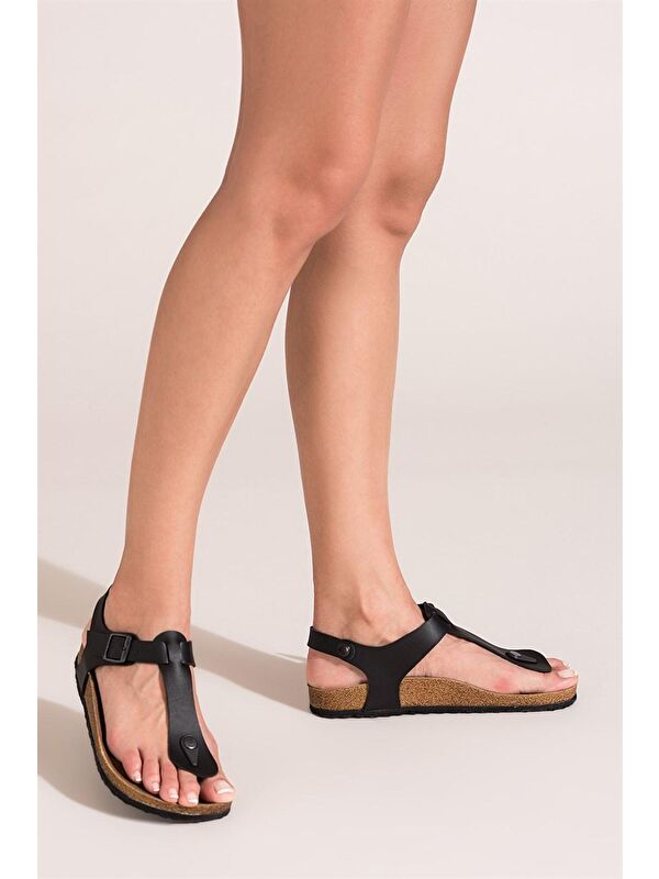 Siyah Kadın Sandalet B777805009 - Görsel 2