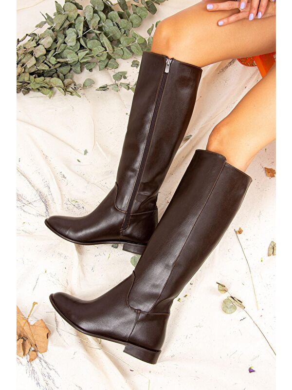 Fox Shoes Kahverengi Fox Shoes Çizme J654065609 Kadın