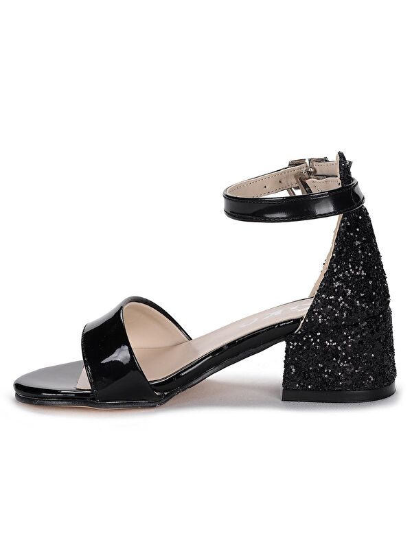 Sheila Ayna Çam Günlük Kız Çocuk 3 Cm Topuklu Sandalet Abiye Ayakkabı - Görsel 6