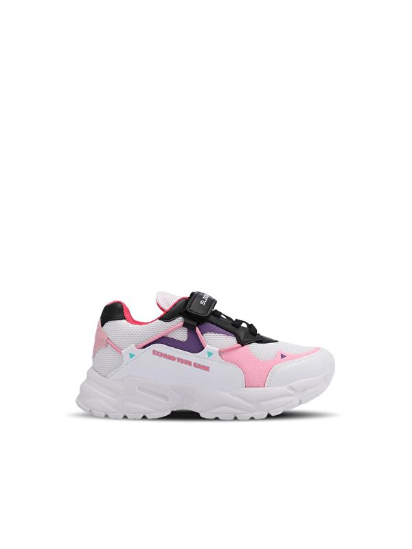 KEKOA IN Kız Çocuk Sneaker Ayakkabı Beyaz / Pembe - Görsel 2