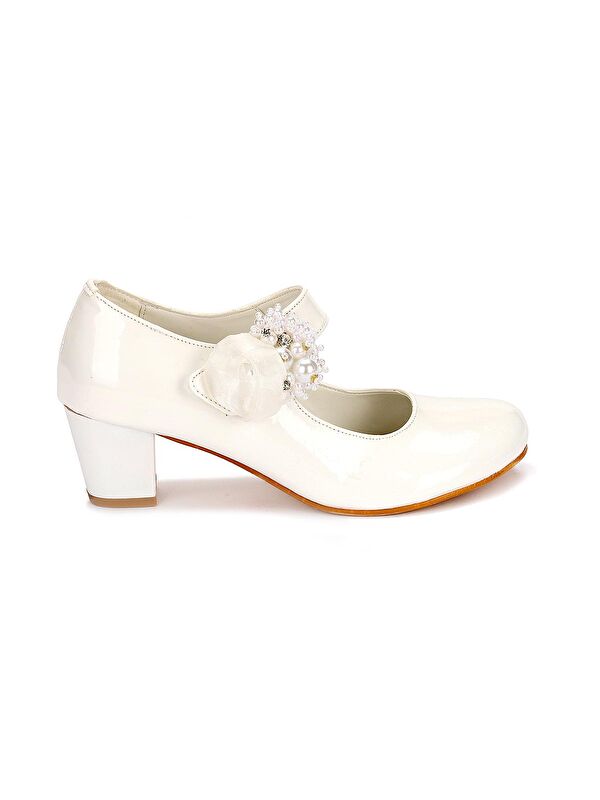Angelina Rugan Günlük Kız Çocuk 4 Cm Topuklu Abiye Ayakkabı - Görsel 5
