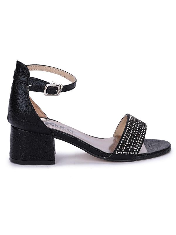 Elinor Çatlak Günlük Kız Çocuk 3 Cm Topuklu Sandalet Abiye Ayakkabı - Görsel 6