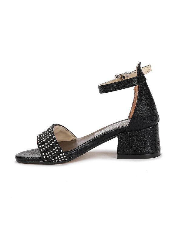 Heidi Çatlak Günlük Kız Çocuk 3 Cm Topuklu Sandalet Abiye Ayakkabı - Görsel 6