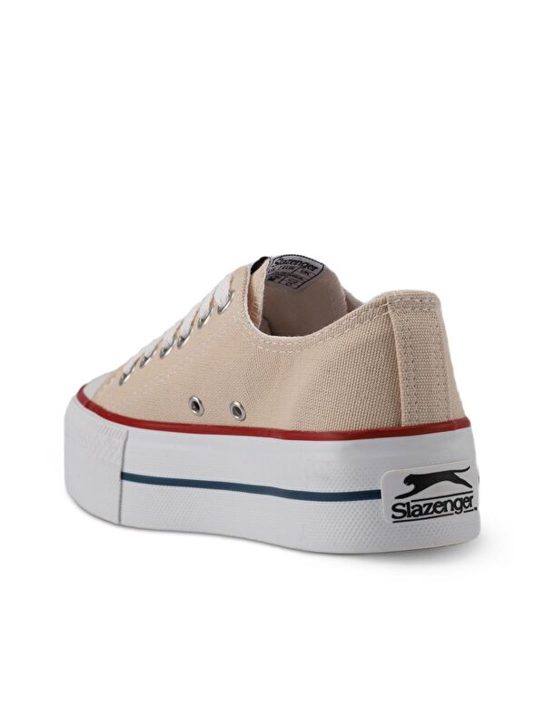 SUPER I Sneaker Kadın Ayakkabı Bej - Görsel 4