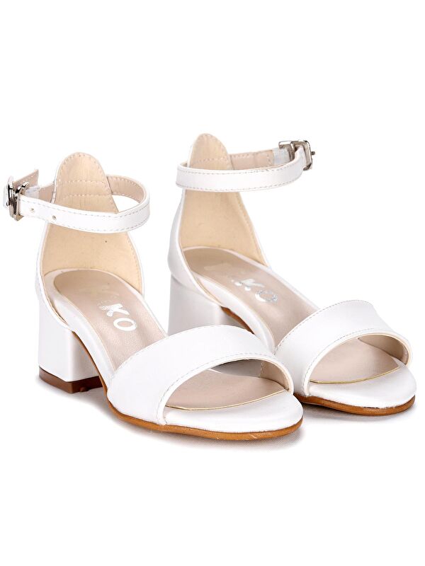 769 Cilt Günlük Kız Çocuk 4 Cm Topuklu Sandalet Ayakkabı - Görsel 4