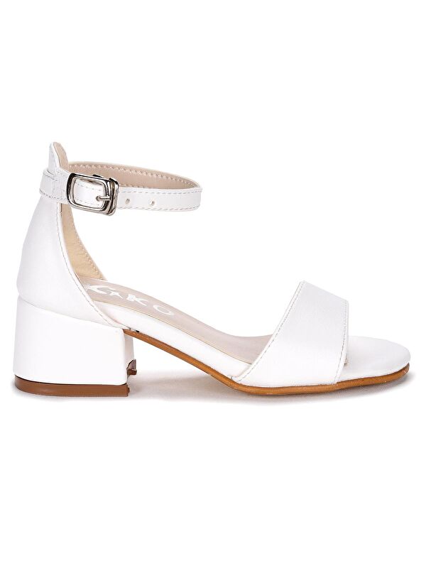 769 Cilt Günlük Kız Çocuk 4 Cm Topuklu Sandalet Ayakkabı - Görsel 5