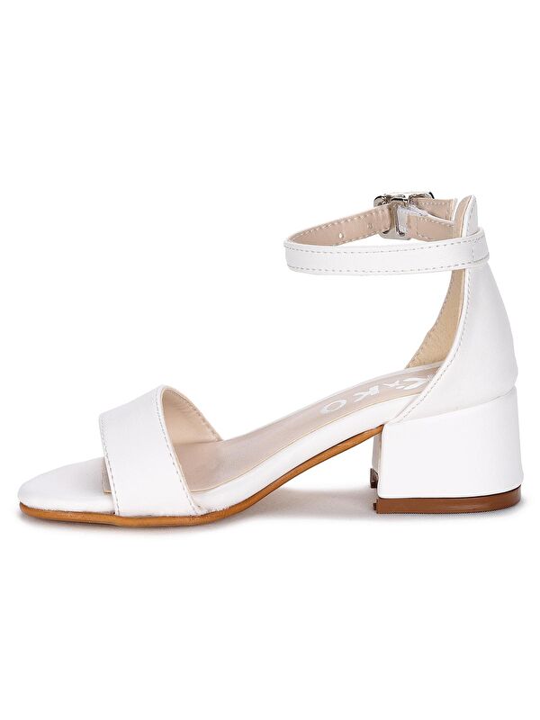 769 Cilt Günlük Kız Çocuk 4 Cm Topuklu Sandalet Ayakkabı - Görsel 6