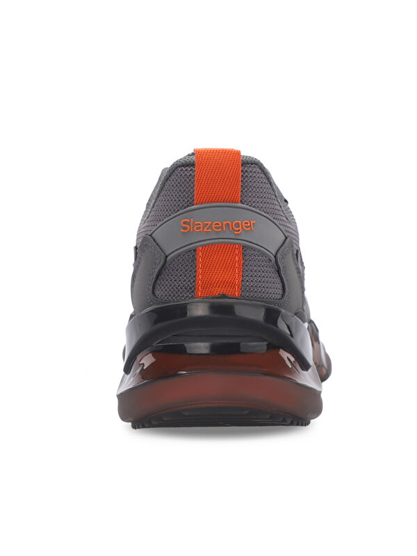 ZALAR Erkek Sneaker Ayakkabı Koyu Gri / Turuncu - Görsel 7