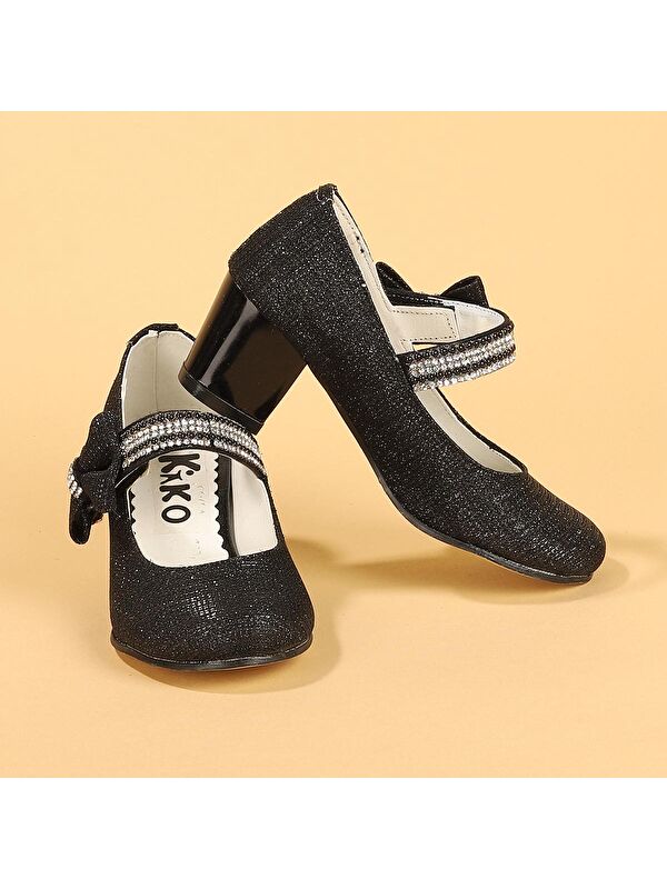 Cameli Çupra Günlük Kız Çocuk 4 Cm Topuklu Abiye Ayakkabı - Görsel 3