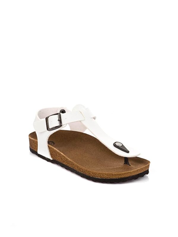 Beyaz Kadın Sandalet B777805009 - Görsel 3