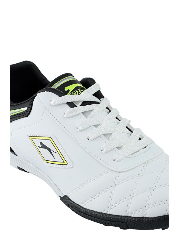 HUGO HS Erkek Halı Saha Beyaz / Siyah Futbol Ayakkabısı - Görsel 5