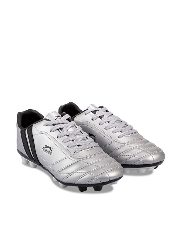 HENRIK KR Futbol Erkek Çocuk Krampon Ayakkabı Gri / Siyah - Görsel 3