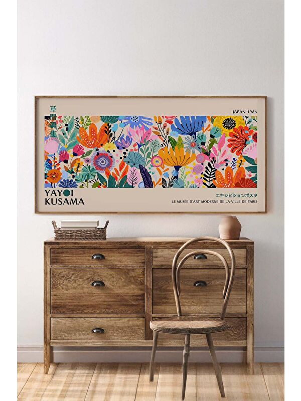 Artavessa Tek Parça Gerçek Ham Ahşap Yatay Panorama Çerçeveli Tablo - Model 1 - 33 x 70