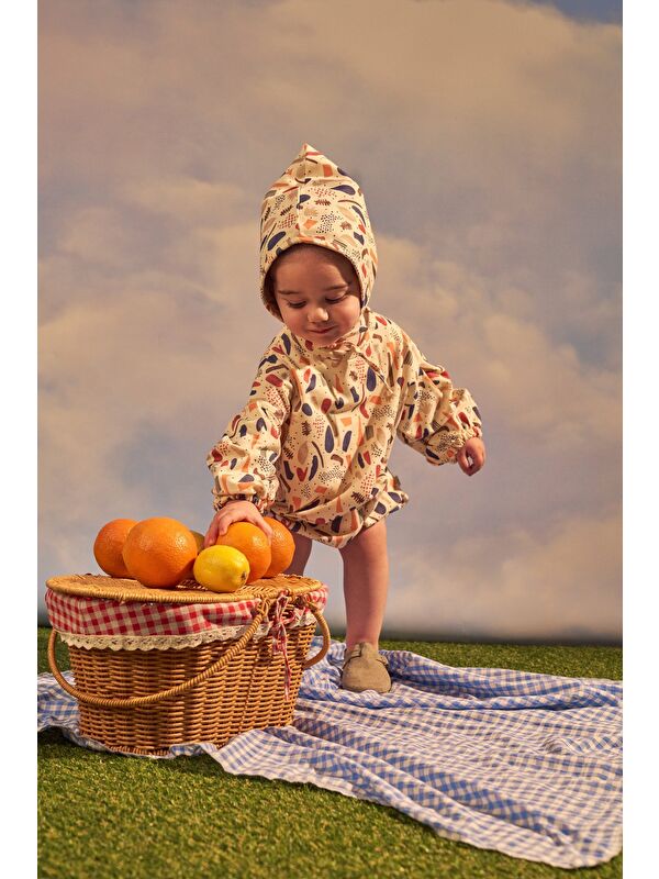 Oh La La Koala For Little Ones Mavi Tinymorn Serisi Şapkalı Tulum