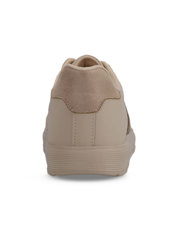 ZIPPER I Kadın Sneaker Ayakkabı Bej - Görsel 7