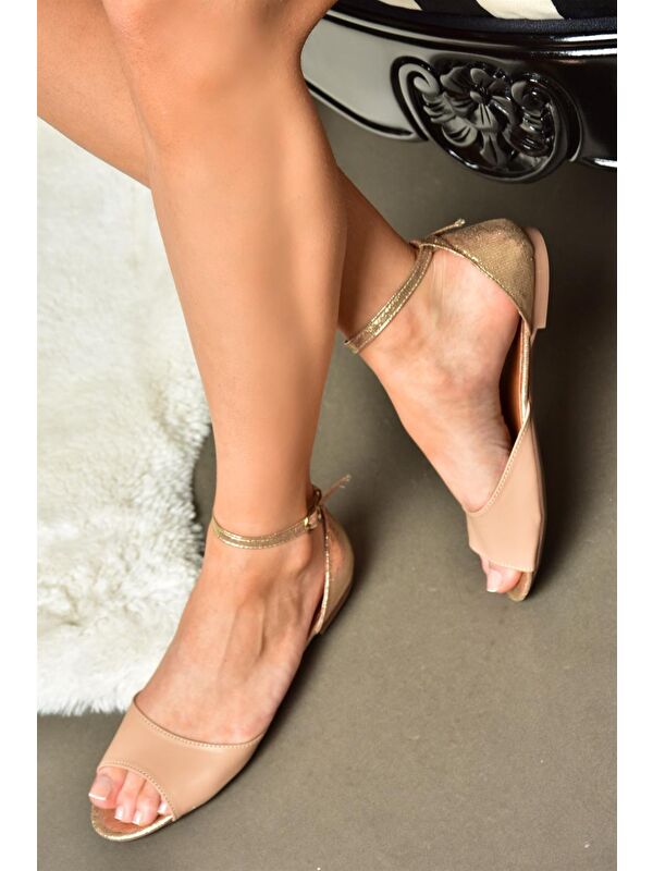 Ten/Bakır Kadın Sandalet B726555009 - Görsel 6