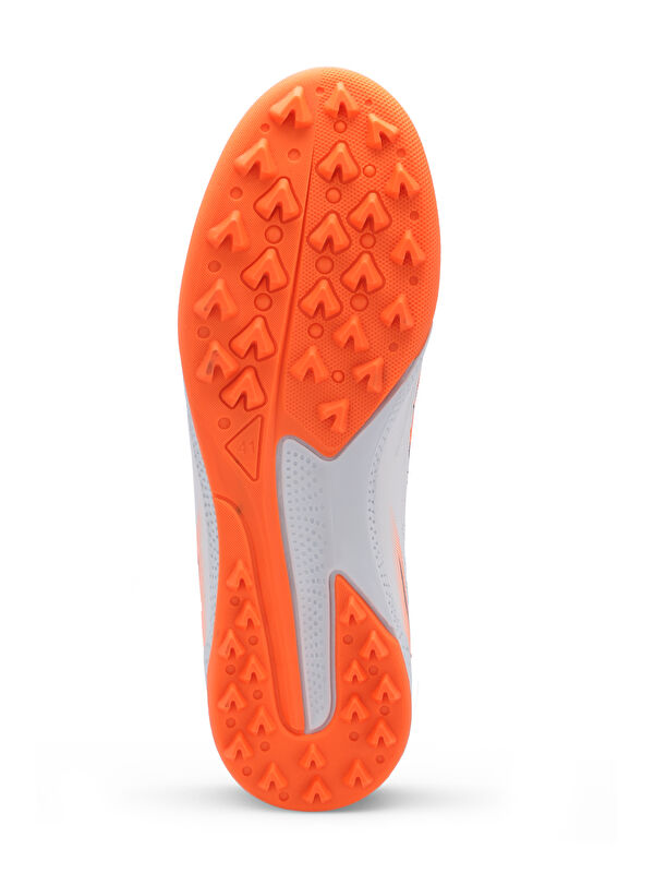 CAMBLY Erkek Çocuk Futbol Ayakkabı Beyaz / Turuncu - Görsel 8