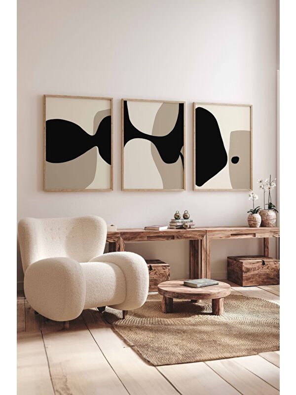 Artavessa 3 Parça Çerçeve Görünümlü Mdf Tablo Seti - ARTSYCLLCT35-2030