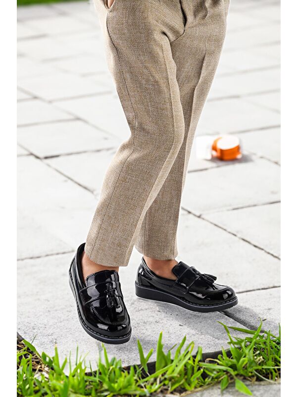 Cision Rugan Papyonlu Erkek Çocuk Okul Sünnet Ayakkabısı - Görsel 4