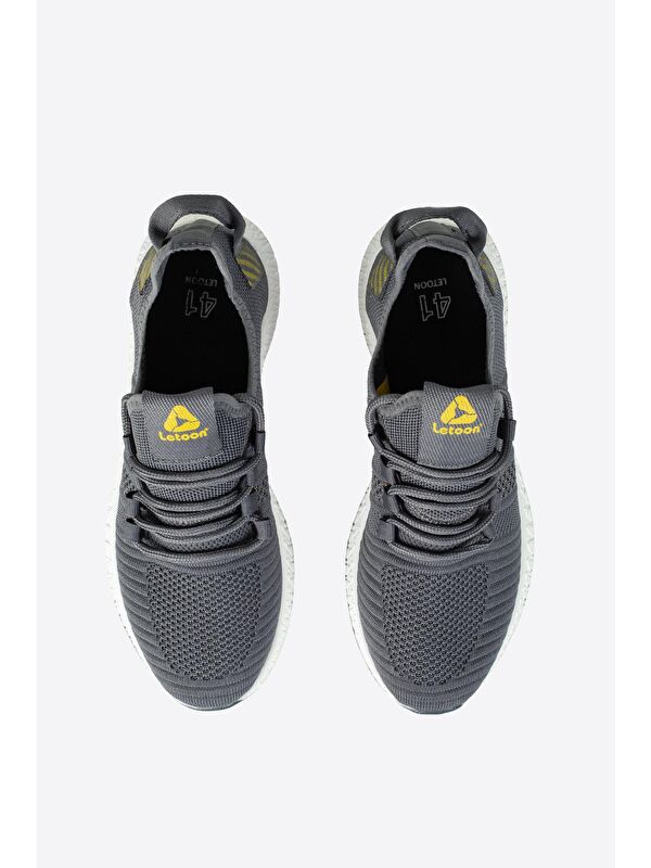 Yuvarlak Burunlu Bağcıklı Erkek Spor Ayakkabı - Görsel 7