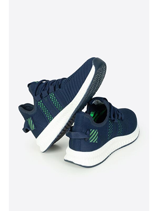 Yuvarlak Burunlu Bağcıklı Erkek Spor Ayakkabı - Görsel 6