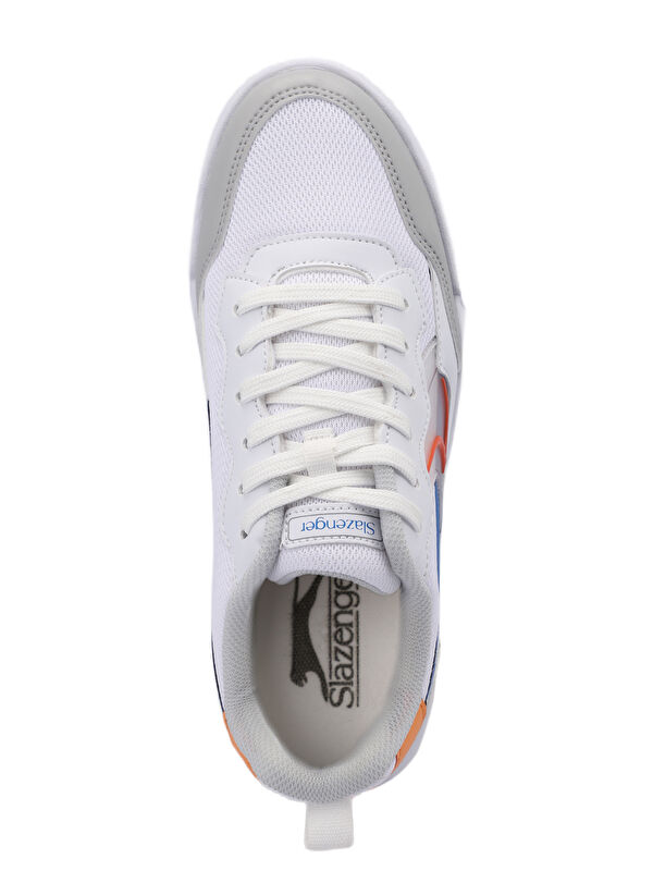 BARBRO Kadın Sneaker Ayakkabı Beyaz / Turuncu - Görsel 6