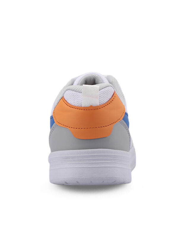 BARBRO Kadın Sneaker Ayakkabı Beyaz / Turuncu - Görsel 7