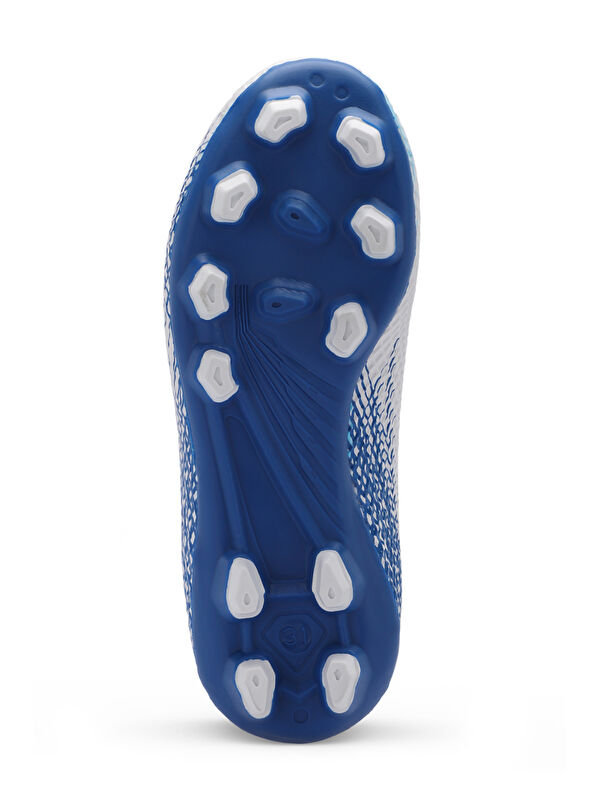 CULTURAL Unisex Çocuk Futbol Ayakkabı Beyaz / Saks Mavi - Görsel 8