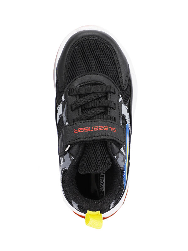 KASHI KTN Erkek Çocuk Sneaker Ayakkabı Siyah / Kırmızı - Görsel 6