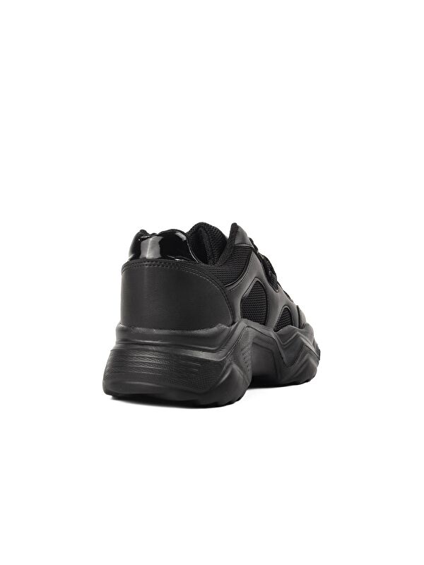 Saratov Siyah Kadın Sneaker - Görsel 5