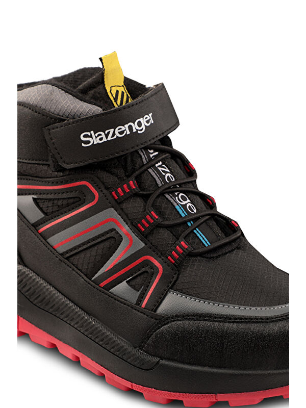 KEPHAS IN Unisex Çocuk Bot Siyah / Kırmızı - Görsel 5