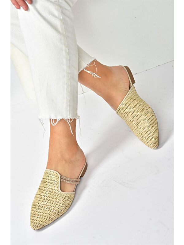 P820031417 Ten Kadın Terlik - Görsel 4