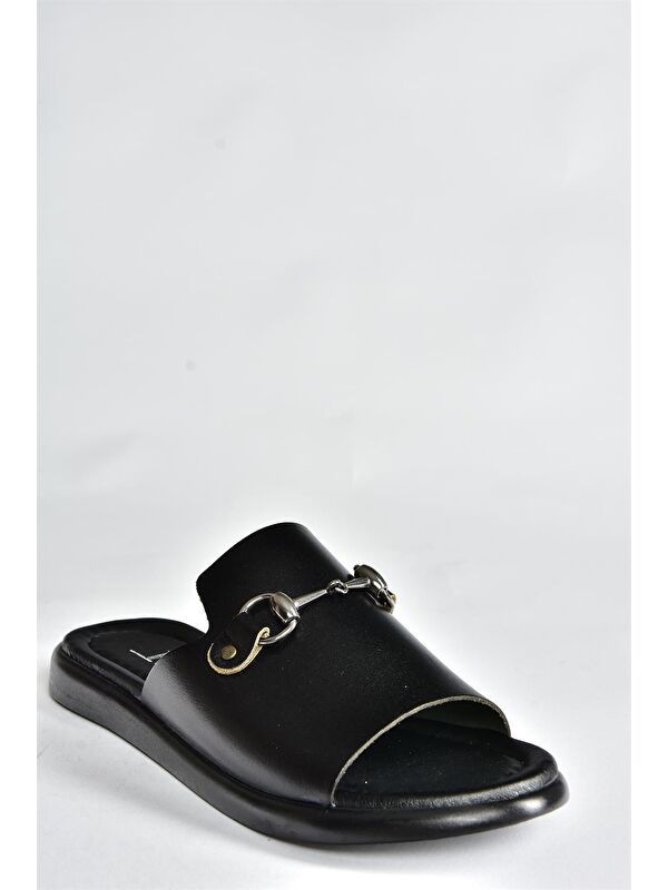 P291009303 Siyah Kadın Terlik - Görsel 5