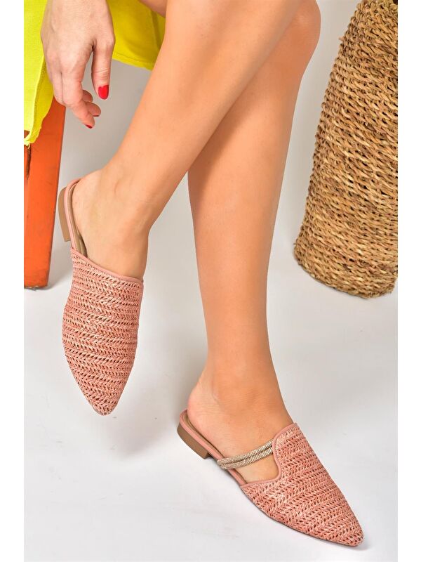 P820031417 Somon Kadın Terlik - Görsel 2