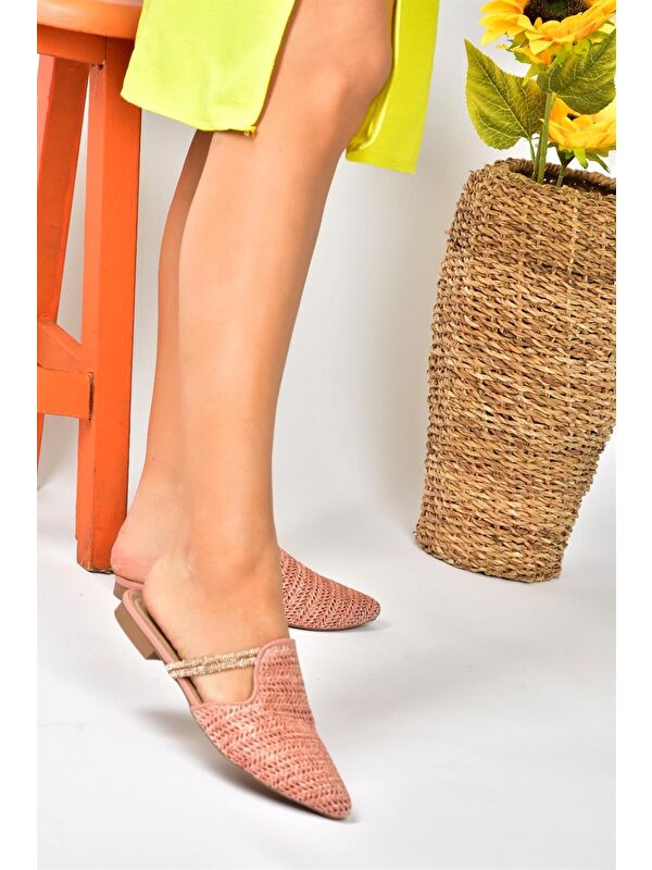 P820031417 Somon Kadın Terlik - Görsel 4