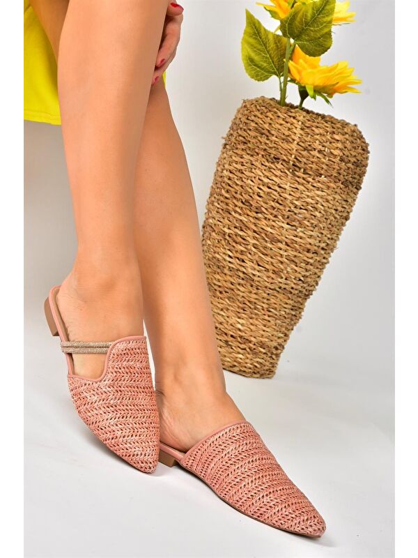 P820031417 Somon Kadın Terlik - Görsel 5