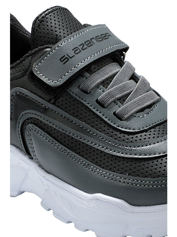 KANON I Erkek Çocuk Sneaker Ayakkabı Siyah / Koyu Gri - Görsel 5