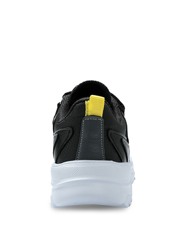 KANON I Erkek Çocuk Sneaker Ayakkabı Siyah / Koyu Gri - Görsel 7