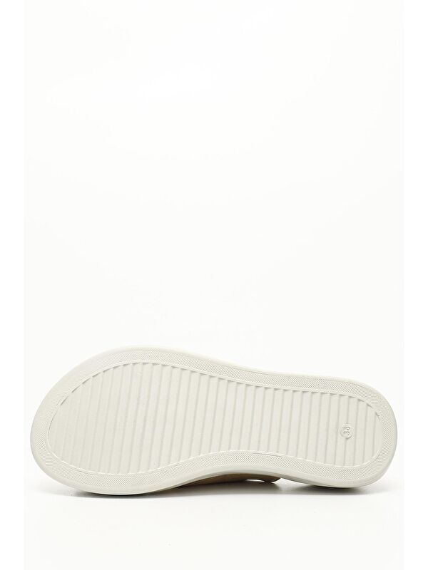 Hakiki Deri Kadın Dolgu Günlük Terlik 42231 - Görsel 6