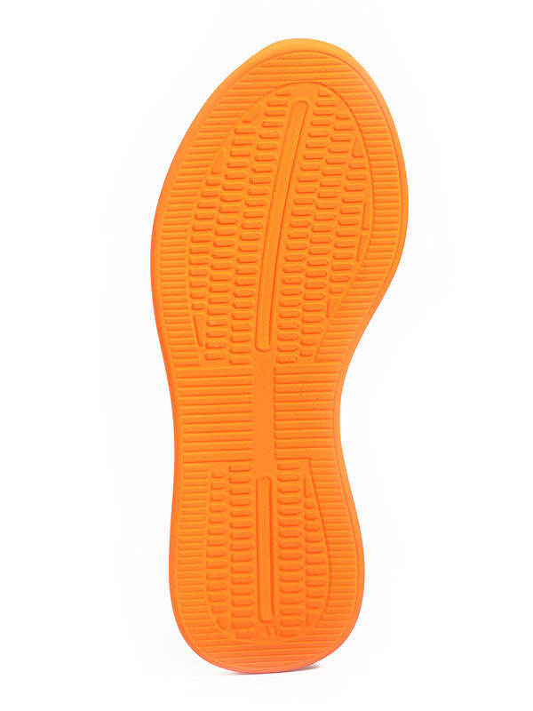 TUESDAY I Kadın Sneaker Ayakkabı Koyu Gri / Turuncu - Görsel 8