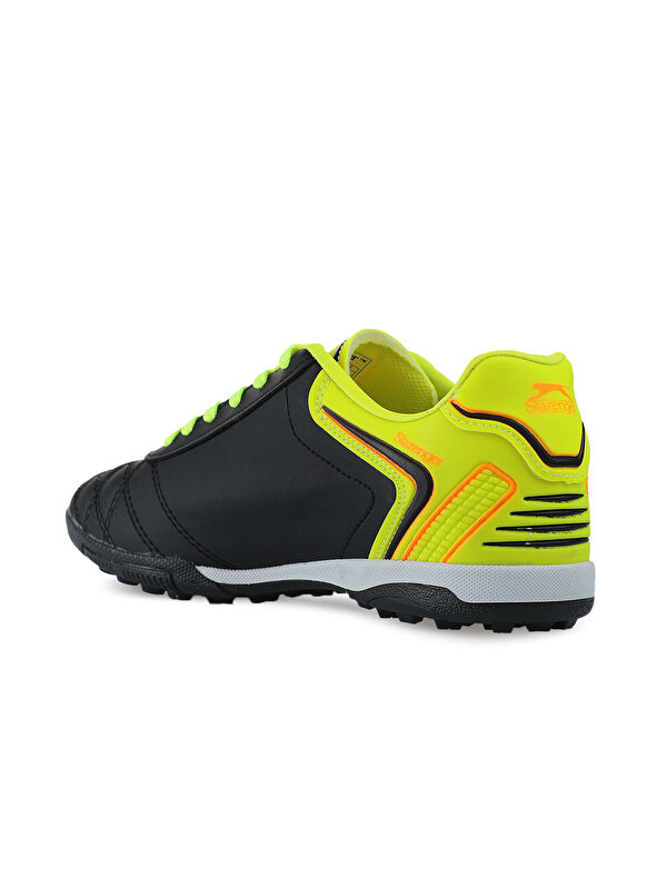 HUGO HS Erkek Çocuk Futbol Ayakkabı Siyah / Sarı - Görsel 4