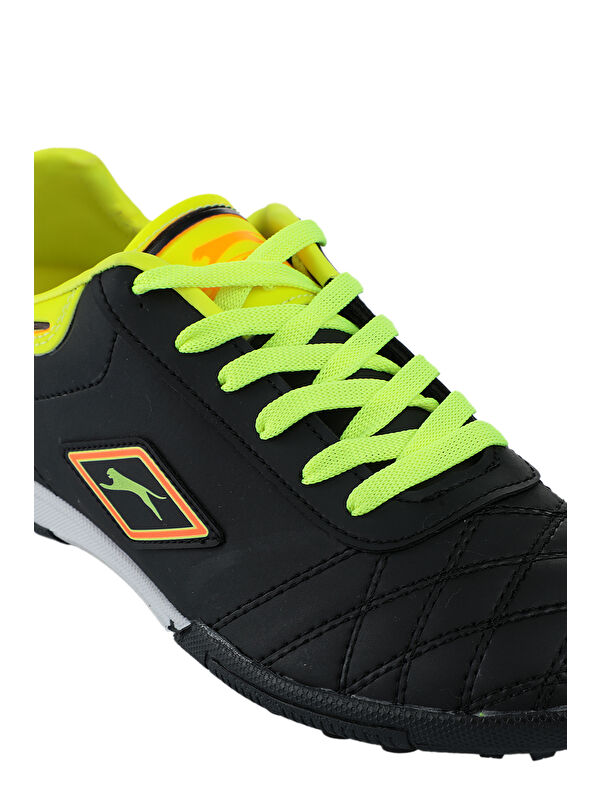 HUGO HS Erkek Futbol Ayakkabı Siyah / Sarı - Görsel 5